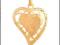 ZŁOTY MEDALIK MATKA BOSKA SERCE SERDUSZKO ZŁOTO585