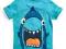 NEXT Blue Jawsome Shark T-Shirt KOSZULKA 3D 0 -6 L