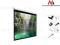 EKRAN PROJEKCYJNY ELEKTRYCZNY 300X300 CM + PILOT