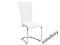 KRZESŁO H-224 Biały Chrom Eco-Skóra Kuchnia Stół