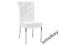 KRZESŁO H-222 Biały Chrom Eco-Skóra Kuchnia Stół