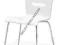 Krzesło metalowe gięte krzesła białe K-155 kuchnia