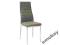 KRZESŁO H-261 Szary Eco-Skóra Chrom Kuchnia