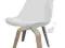 Krzesło Gina Białe Nogi Ella Drewniane Krzesło Gina Białe Nogi Ella Drewniane