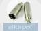 adapter gniazdo RCA chinch / wtyk 3 pin XLR