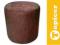 Pufa okrągła walec producent KOLOR BRĄZOWY CIEMNY