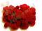 :EWA: Kwiatki z filcu mix (Kolor: czerwony)