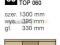 Półka TOPAZ 60 Meble BiK