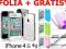 Cieńkie Etui Nakładka Apple Iphone 4 4g 4S + FOLI
