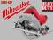 MILWAUKEE CS 55 piła pilarka tarczowa 165mm 1050W