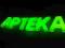Litery APTEKA 3D plexi LED wys.70cm producent