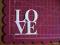napis love  6,5/6,2 cm  2 szt scrapki