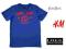 H&amp;M LOGG T-SHIRT kobalt DLA CHŁOPCA 10-12 L