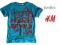 H&amp;M ~~ T-SHIRT turkus DLA CHŁOPCA 10-12 L