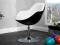 FOTEL BIAŁY OBROTOWY FOTEL JAJKO BIAŁY DESIGN NOWY