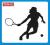 NAKLEJKA NAKLEJKI TENIS ZIEMNY GRA W TENISA HOBBY