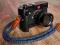 Pasek do aparatu LEICA Blue Jeans Skóra MAMBA ART