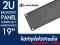 2U - PANEL zaślepiający MASKOWNICA do szaf RACK 19