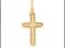 ZŁOTY 585 KRZYŻ KRZYŻYK * CROSS * CZAJKOWSKA *