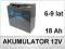 AKUMULATOR 12V 18 Ah MW AGM MWPower 6-9 lat *HURT*