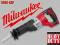 MILWAUKEE HD18 SX-0 piła szablowa szablasta 18V
