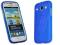Blue etui Gel Samsung Galaxy Core i8260 + folia