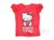 HELLO KITTY czerwona KOT i TRUSKAWKA 140/146 SALE
