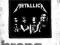Naszywka METALLICA