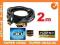 HD8 Kabel 2m HDMI-DVI GOLD 10Gb 1.3b 2560x1600p