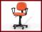 Młodzieżowy fotel biurowy DARIAN pomarańcz orange