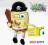 MASKOTKA SPONGEBOB 16 CM - PAN GĄBKA - HISZPANIA