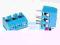 ZLACZE LISTWA ZACISKOWA 3-PIN 5mm AK BLUE 5szt FV