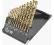 Wiertła do metalu HSS-TiN 1.5-6.5 mm zestaw 13 szt