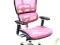 Fotel biurowy Ergomax Ergohuman Premium różowy