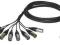 ALVA AO25-8X6 KABEL D-SUB 25 - 8 x wtyk XLR 6m