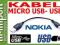KABEL micro USB CA-101 NOKIA X3 C6 C3 E52 E66