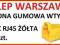 Osłona gumowa wtyku 8p8c RJ45 żółta 100szt. 0008-E