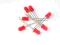 Dioda LED - 5mm CZERWONA 1000 mcd - 5 szt.