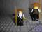 Unikat ! LEGO - Sensei Wu (czarny) + Złota Laska !