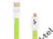 EXC UNIW.KABEL MICRO USB  FLAT 1.2M ZIELONY
