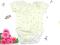 MOTHERCARE, BIAŁE BODY W KWIATKI, 24-36 M, 98 CM