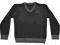 BERTONI czarny chłopięcy sweter S 158 cm 11 12 lat