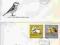 FDC 3419-22 - PISKLĘTA PTAKÓW ŚPIEWAJĄCYCH