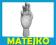 MATEJKO- DŁOŃ DREWNIANA 20CM PRAWA/ MANEKIN -