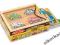 MELISSA DOUG POJAZDY 4 MINI PUZZLE DO PODRÓŻY