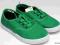 Trampki Tenisówki Wiosna/Lato Zielone Z Gumką 29