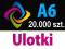 ULOTKI A6 20000 szt. KOLOR, SUPER JAKOŚĆ!