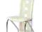 KRZESŁO METALOWE H-66 KREM KRZESŁA EKOSKÓRA CHROM