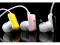 SŁUCHAWKI KOLOROWE MP3 MP4 IPOD IPHONE JACK *19