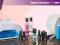 ZESTAW DO MANICURE HYBRYDOWY 7x LAKIER UV LAMPA UV